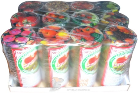 Крышка д/консерв. "Ассорти" лакированная /уп. 50 шт /600 шт