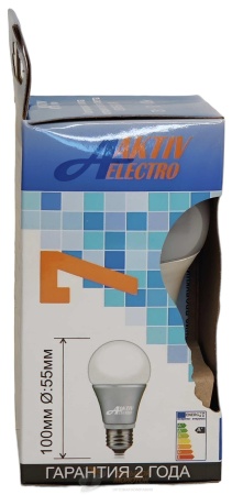 Лампа светодиодная LED-A60 AE  7 Вт 220-240В Е27 600Лм 4000K /10 /100
