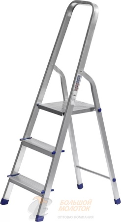 Стремянка стальная оцинкованная 3 ступенчатая ЯРУС