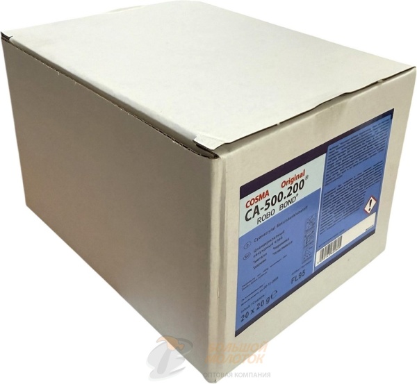 Суперклей COSMA CA-500.200 Цианокрилатный /20 /400