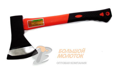 Топор "Ударник" 1000 гр. с фиберглас. руч. /12 шт.