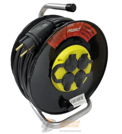 Удлинитель на катушке  ПВС 3*2,5 50 м 16А 4 гн с З.К. РБК16 /2