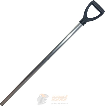 Черенок алюминиевый лопатный с V-ручкой d-32