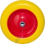 Колесо для тележки ЖЕЛТОЕ PU 3.25/3.00-8 внут. д-19 мм