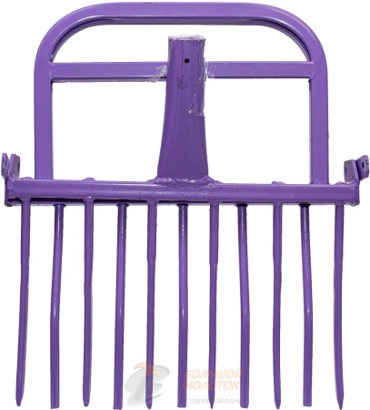 Садово-огородный рыхлитель "Землекоп кованый-6" 6 зуб, 480 мм