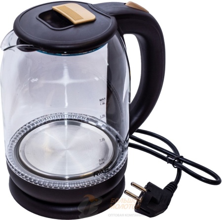 Чайник электрический R7833 (Стеклянный) 1,8 литра 2,2 кВт /12