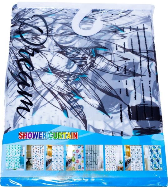 Шторы в ванну 180*180см A-060-1 /72