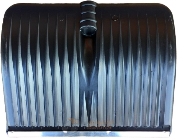 Лопата снегоуборочная пластм. с ал. планкой "№1" Д-36 500*400 /5