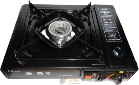 Печка газовая походная в чемодане + перех. под баллон /6