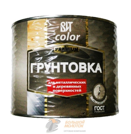 Грунтовка ГФ-021 серая 1,9 кг Царицино /6