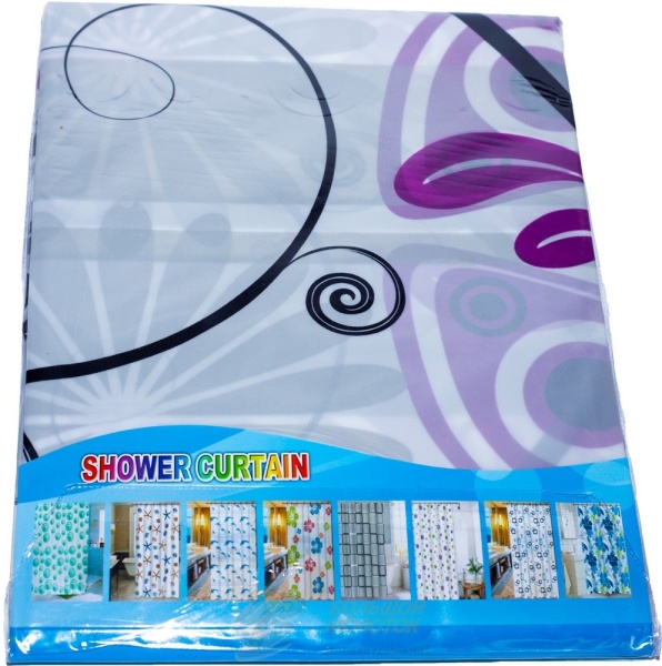 Шторы в ванну 180*180см A-060-1 /72