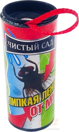 Лента липкая от мух "Чистый сад" /100 /1000