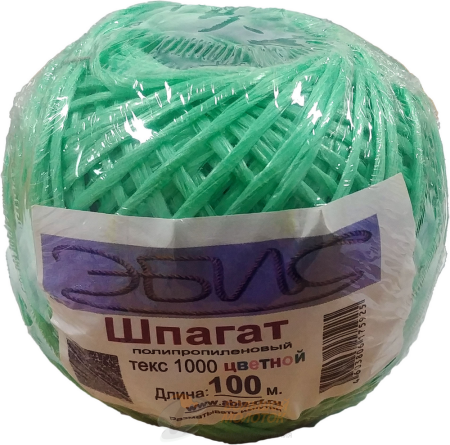Шпагат п/п 100 м (30 шт) цветной