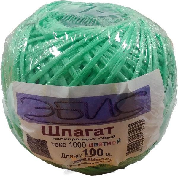Шпагат п/п 100 м (30 шт) цветной