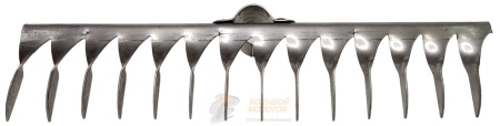 Грабли витые 14-ти зубые (нерж.) /10 шт.