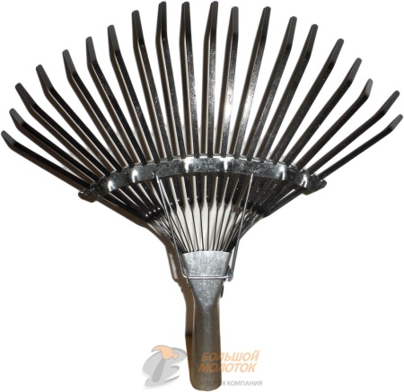 Грабли веерные пластинчатые оцинкованные /10