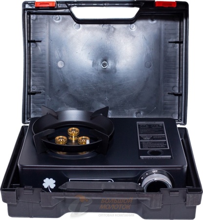 Печка газовая в чемодане трёхплитовая с перех. YC-8502 /6