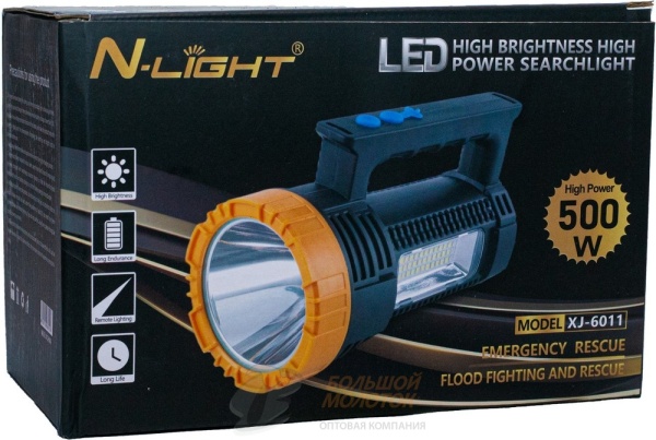 Фонарик аккумуляторный XJ - 6010 / 40