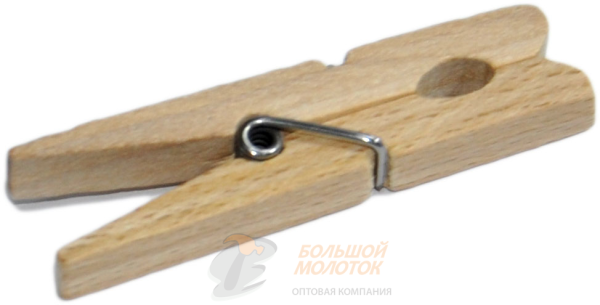 Прищепки деревянные "Кубаночка" большие 20 штук /75