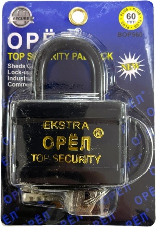 Замок Водонепроницаемый Орёл 60 мм BOP560 /12 /72