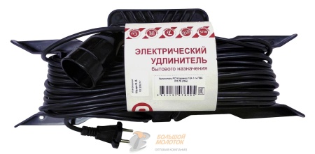 Удлинитель на рамке (ОРАНЖЕВЫЙ) 20 м РС16 10А ПВС 2*0,75 /10