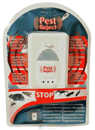 Отпугиватель ультразвук.от вредителей с LED ночником PEST REJECT /120