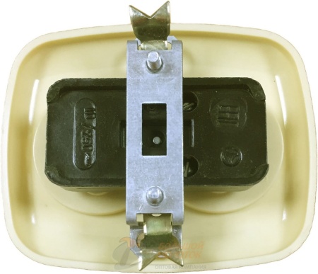 Розетка РС 10-010 2СП белая /90