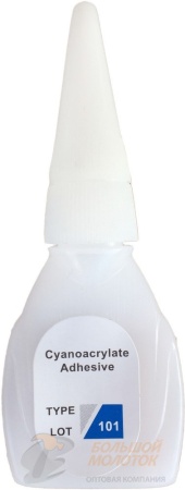 Суперклей 101 Цианакрилатный 20 г. (факт 3 г.) /50 /500