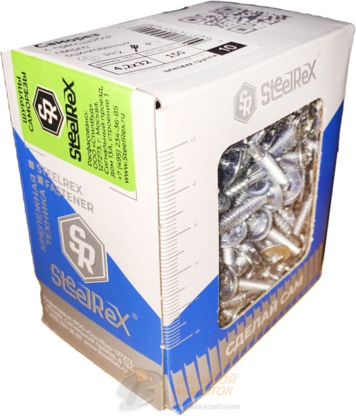 Саморез полусф. с прессшайб. МЦСП сверло 4,2*32 цинк 150 шт /32