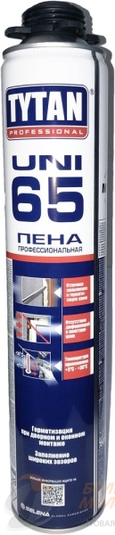 Пена монтажная "TYTAN-65 UNI" профессиональная 750 мл /12