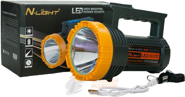 Фонарик аккумуляторный XJ - 6010 / 40